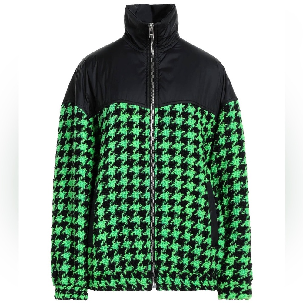 Raremsgm Houndstooth Tweed Bomber Jacket - image 2